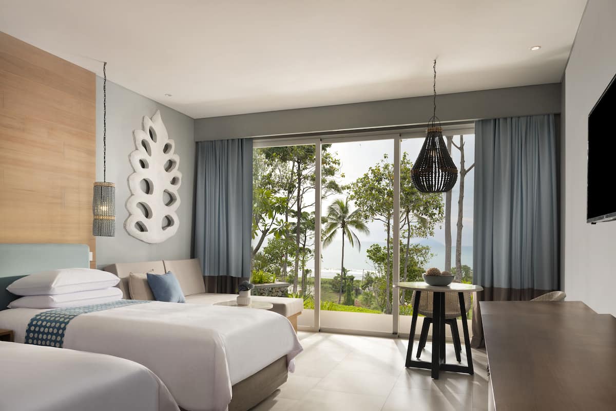 Cozy Garden Ocean View | 1 makuuhuone, pillowtop-patjalliset sÀngyt, tallelokero huoneessa