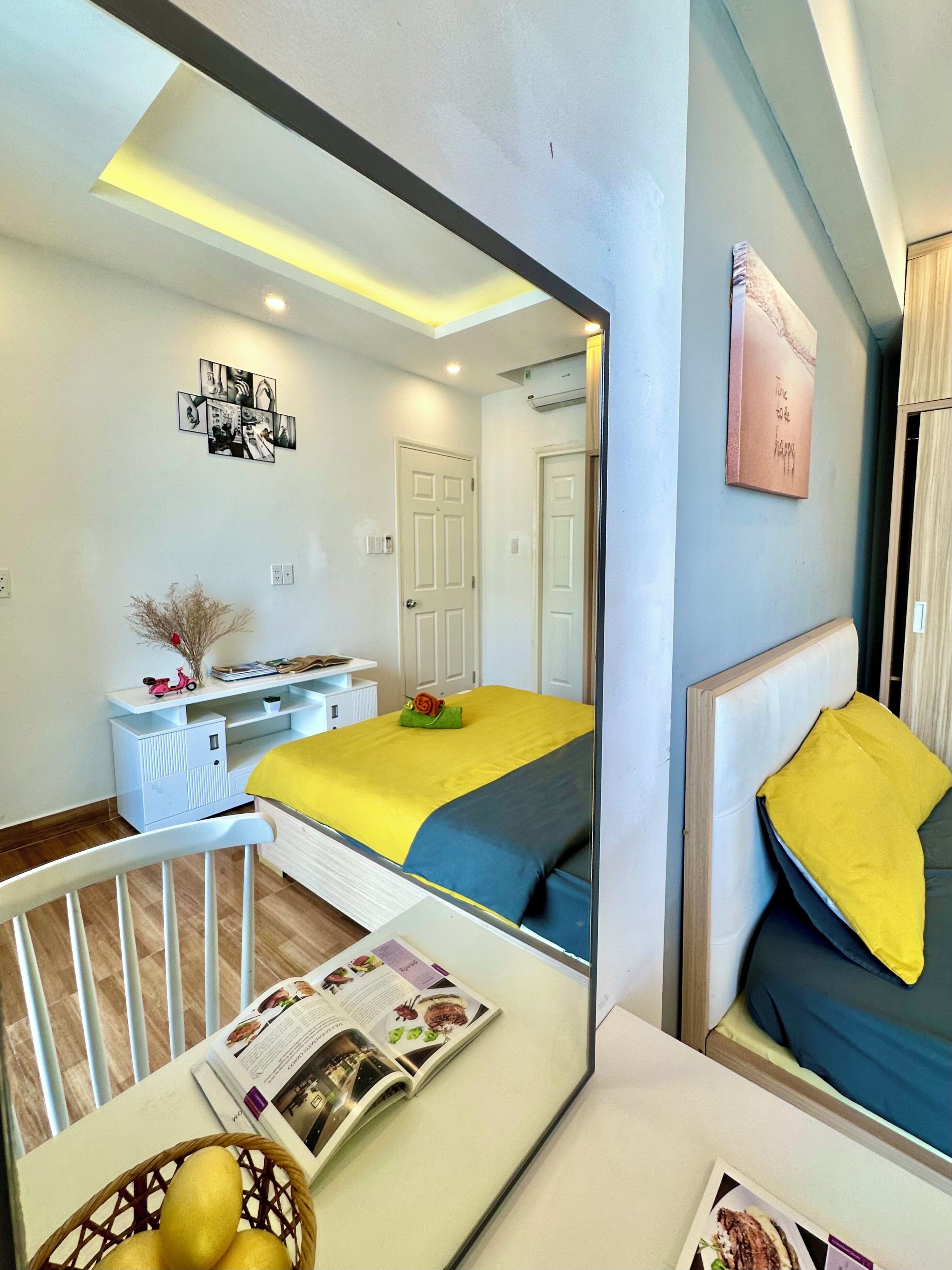 Premium bedding, down duvets, memory-foam beds, individually decorated