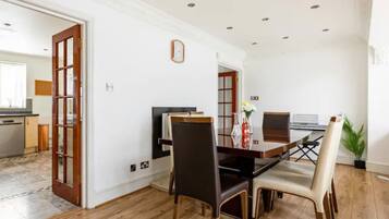 Luxury House, 2 Bedrooms | Living area | TV, heated floors