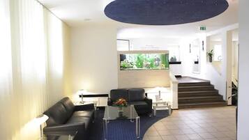 Sitteområde i lobbyen