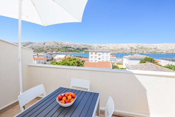 Apartment, 1 Schlafzimmer (7) | Blick vom Balkon