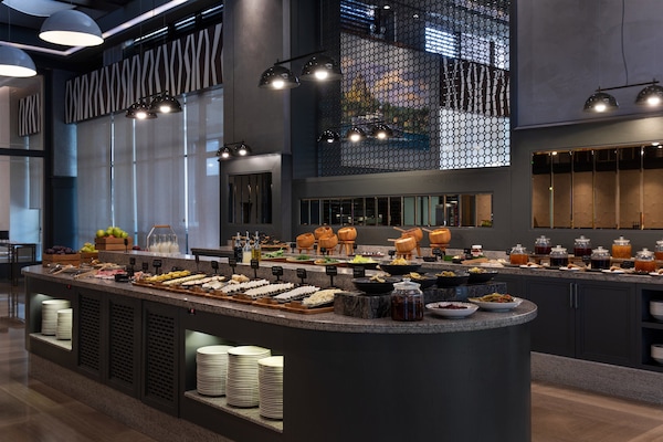 Breakfast served, garden views