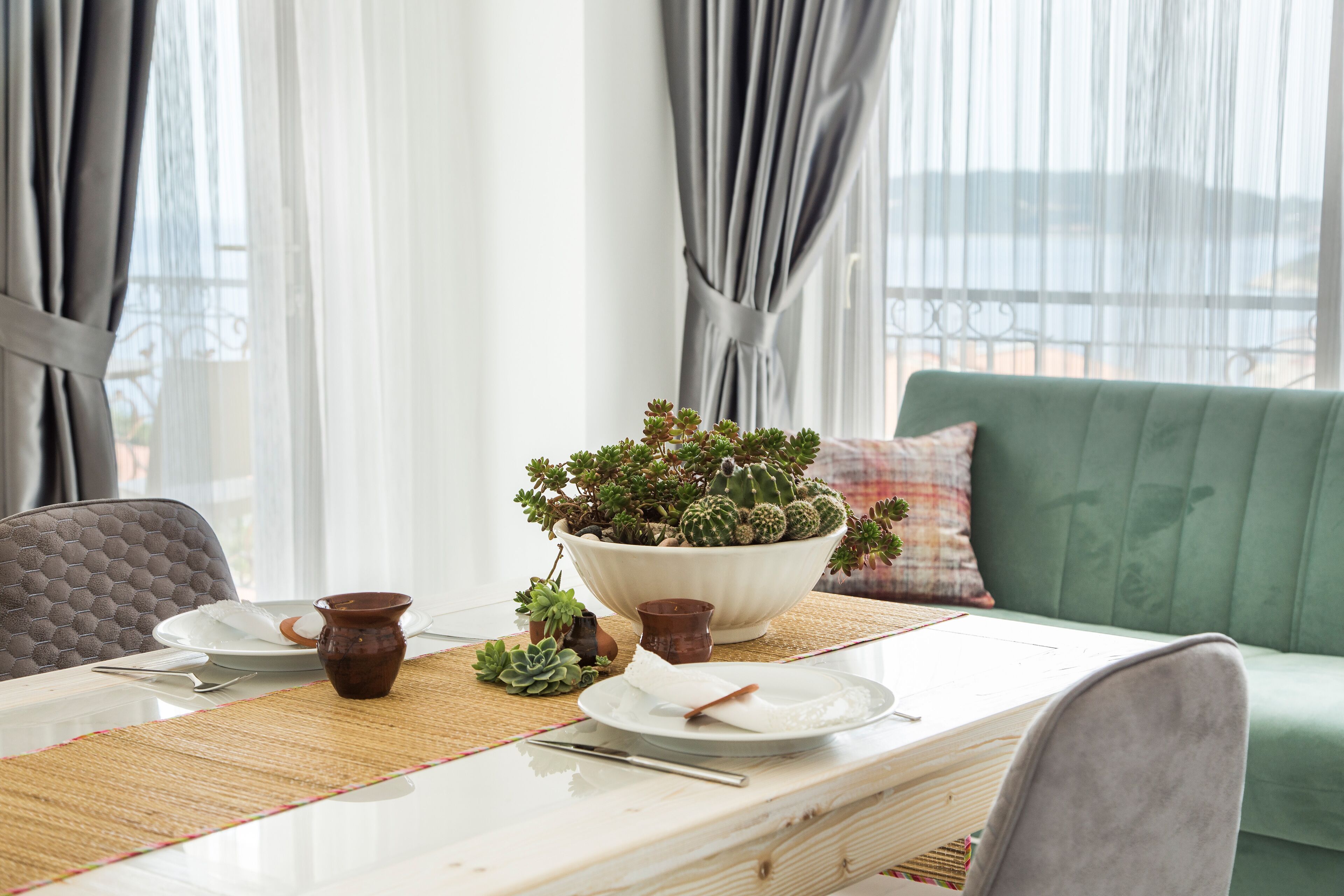 Suíte superior, 2 quartos, acessível, vista para o mar | Roupas de cama premium, camas Tempur-Pedic, cofres nos quartos