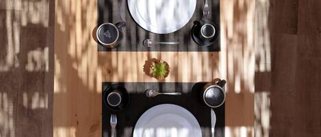 Free daily buffet breakfast