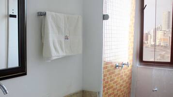 Basic Apartment | Bathroom | Shower, towels