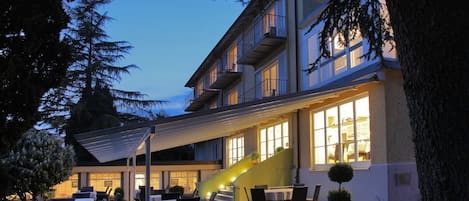 Front of property – evening/night