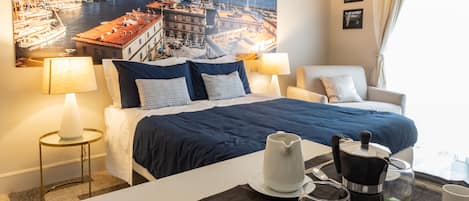 Triple Room, Balcony (Chiaia) | Premium bedding, down comforters, memory foam beds, in-room safe