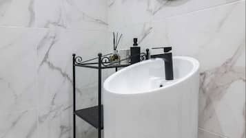 Double Room, Private Bathroom (Bathroom exterior) | Bathroom sink