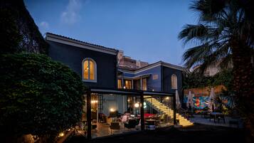 Front of property – evening/night