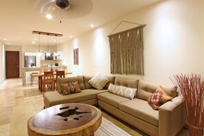 Living room - 2 Bed Get Away With Swim Up Pool- PARAMAR INDIGO 05 – By Salt-Kisses (Tulum)