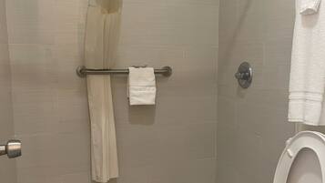 Free toiletries, hair dryer, towels