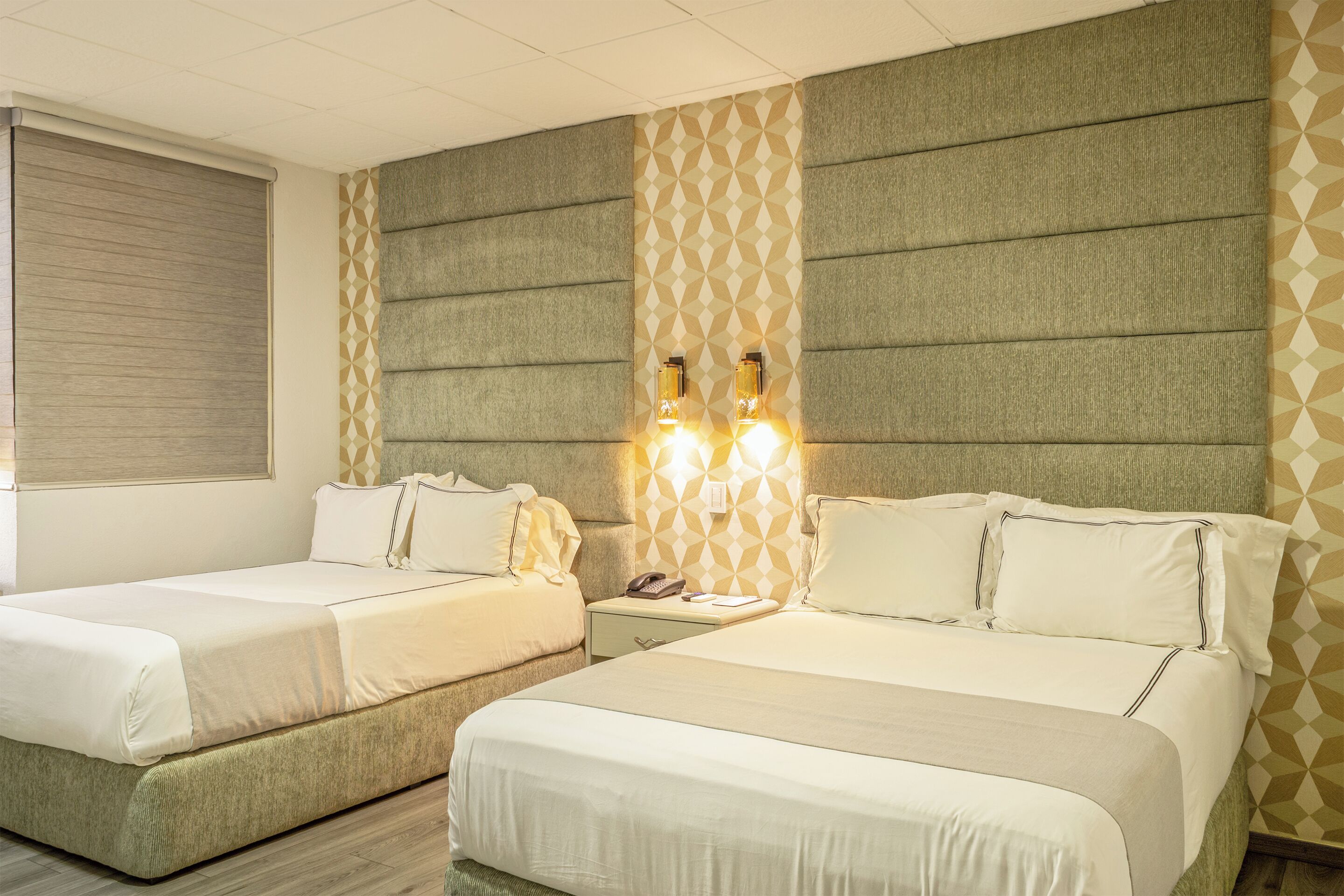 junior double room | premium bedding, down duvets, select comfort beds, desk