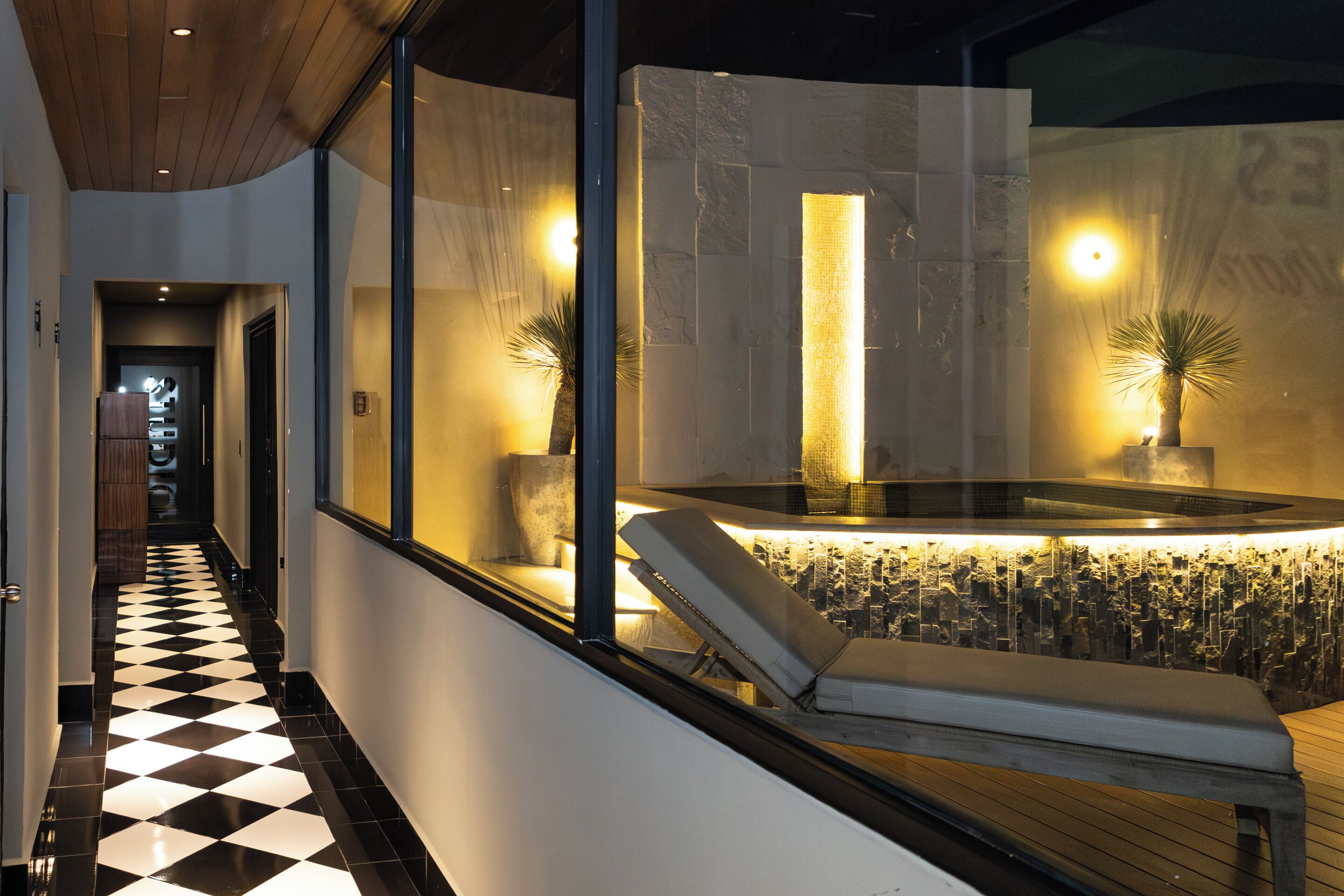 Façade de l’hébergement - soirée/nuit