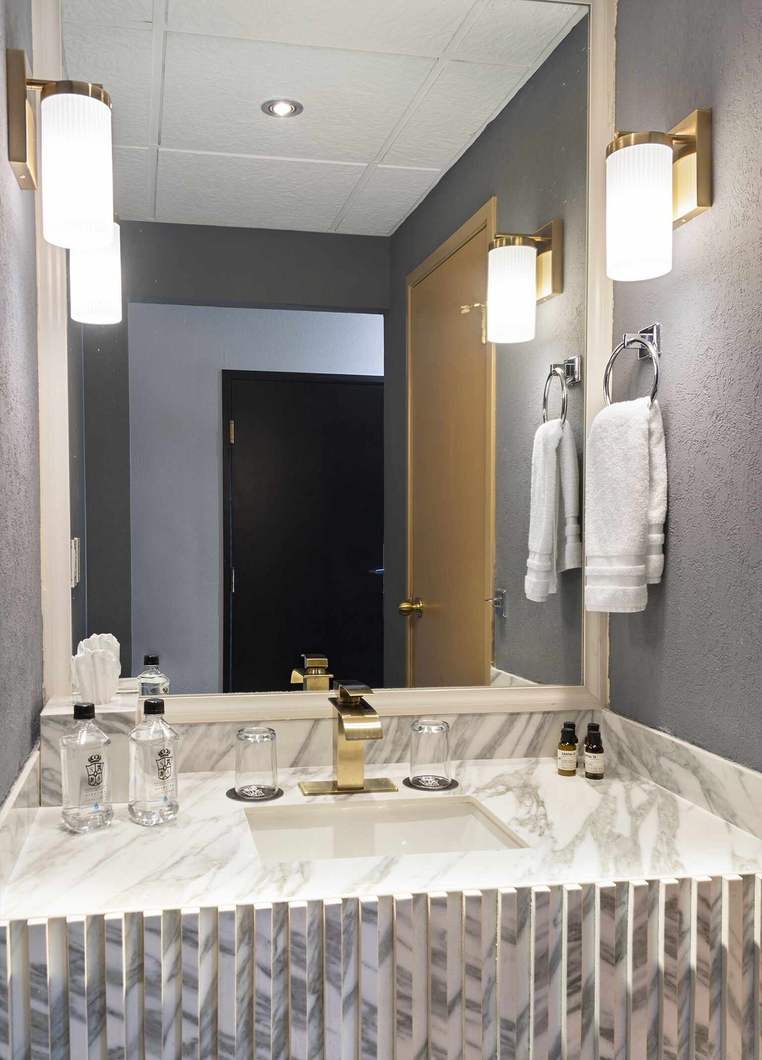 luxury | bathroom | combined shower/bathtub, deep-soaking bathtub, hydromassage showerhead