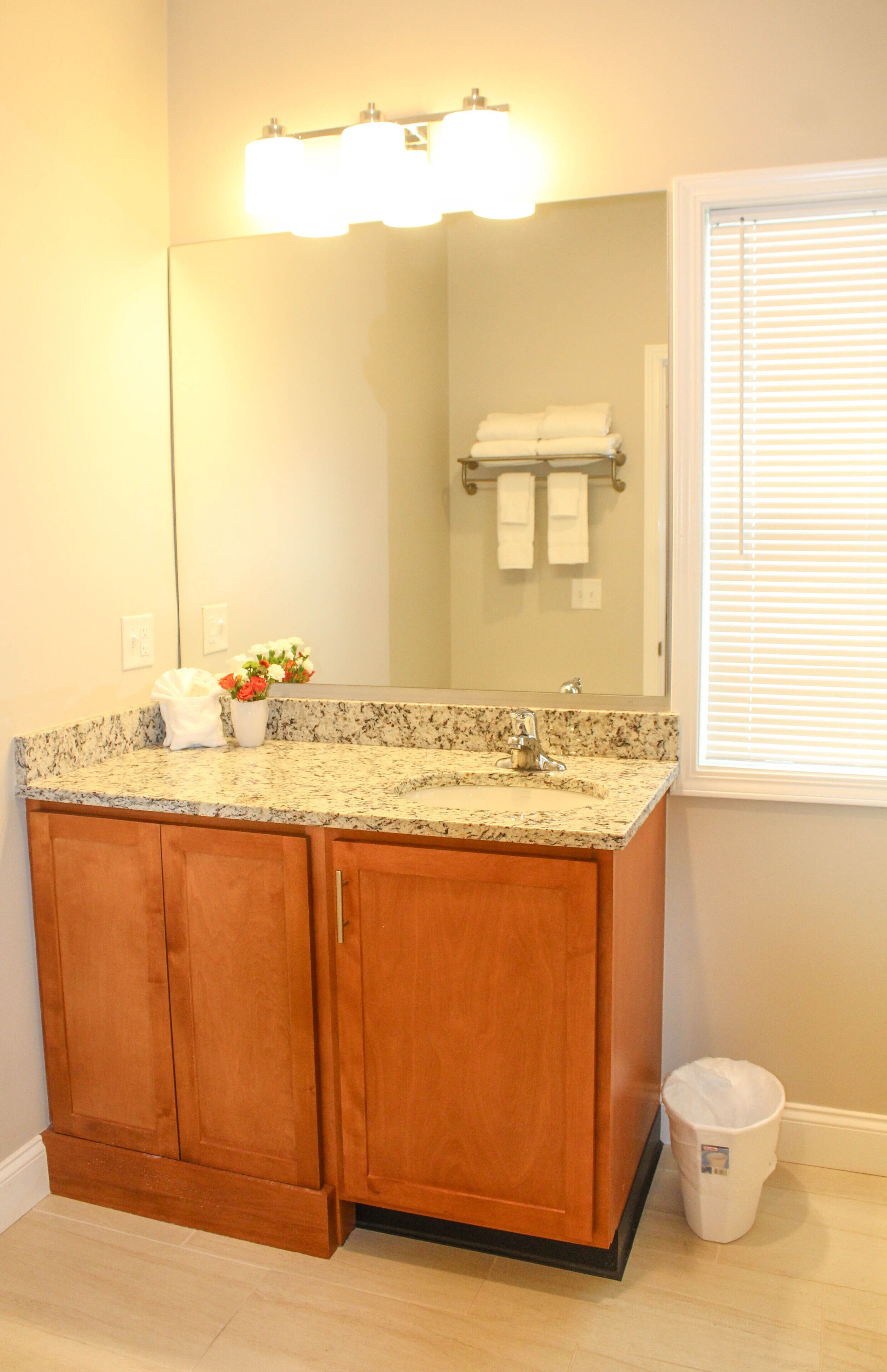 free toiletries, hair dryer, towels, shampoo