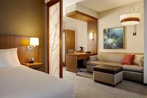 Room, 1 King Bed with Sofa bed | Premium bedding, in-room safe, desk, laptop workspace - Hyatt Place Fort Worth-Alliance Town Center (Keller)