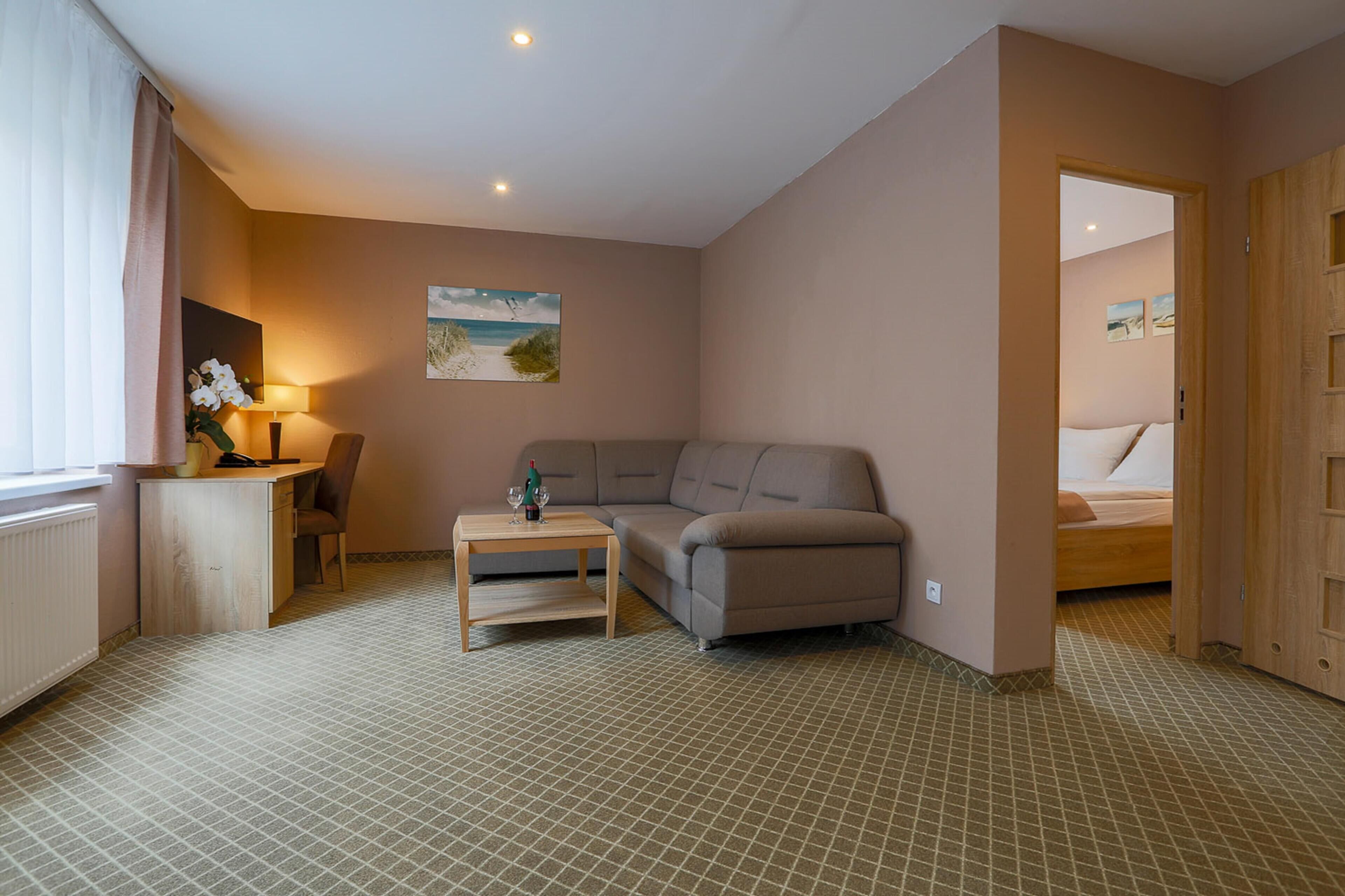 Blick von der Unterkunft