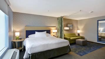 Studio Suite, 1 King Bed, Non Smoking | Living area | Flat-screen TV