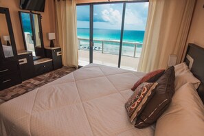 Premium Suite | 2 bedrooms, free WiFi, bed sheets - 2 Bedroom Apartment Ocean View (Cancun)