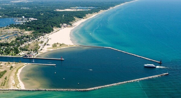På stranden, badehåndklæder
