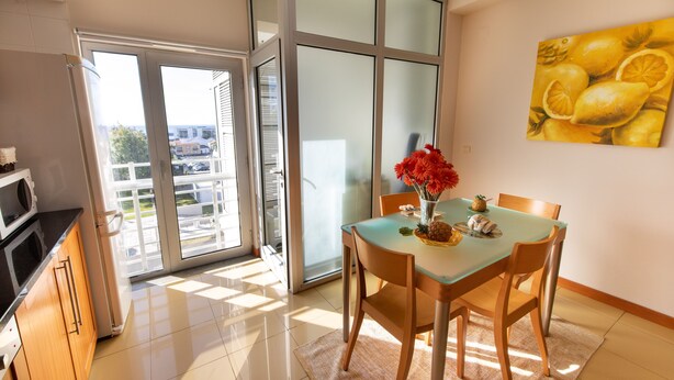 Dining - Family 3 Bedroom, Sea View, Air Conditioner, Balcony & Rental Car (Ponta Delgada)