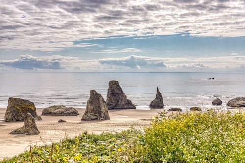 Near Beach Condo w/ Lovely  Ocean Views- Dogs OK