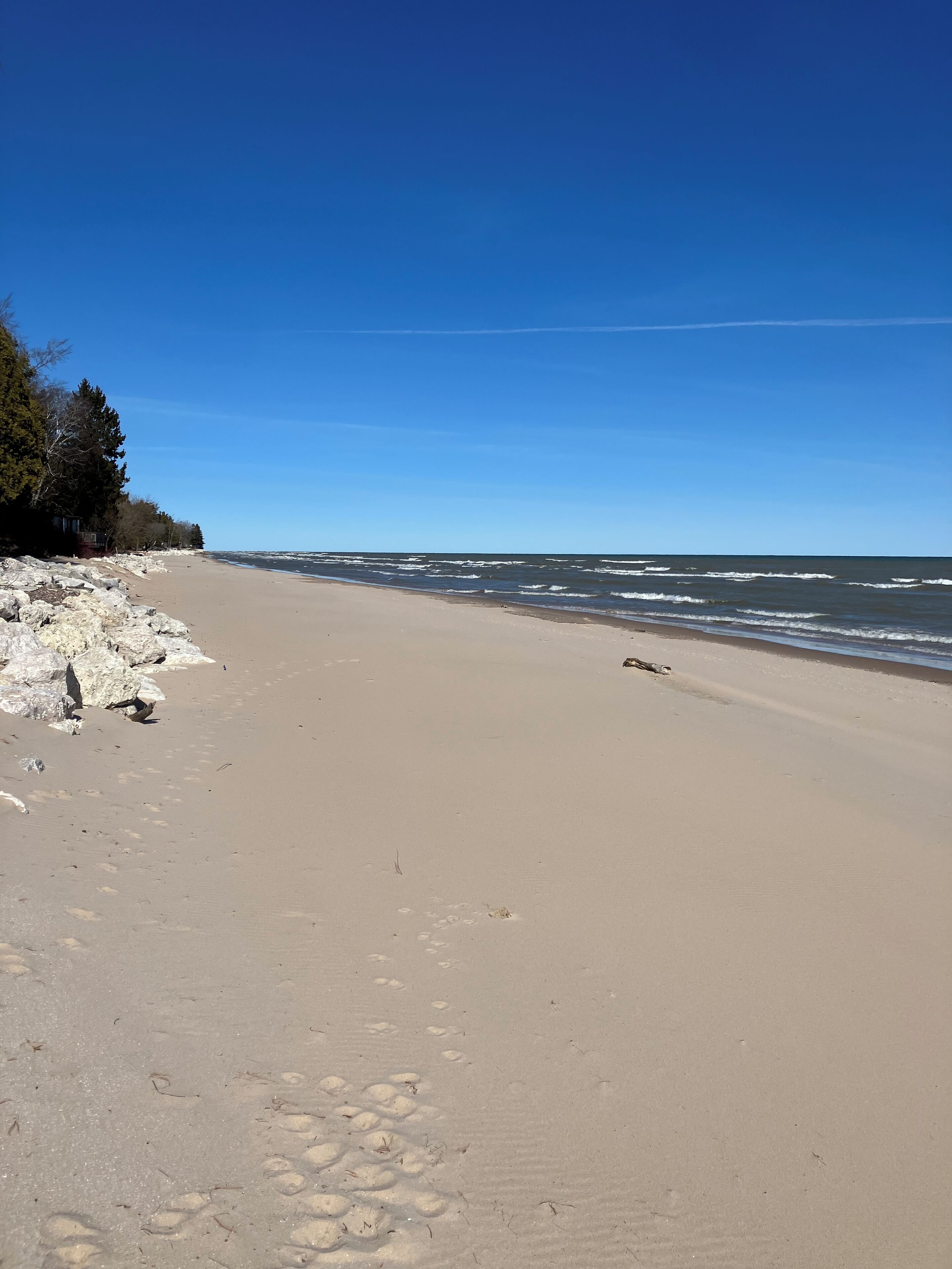 Plage, chaises longues, serviettes de plage