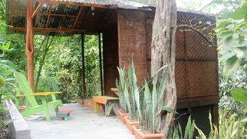 Habitación doble, baño privado | Terraza o patio