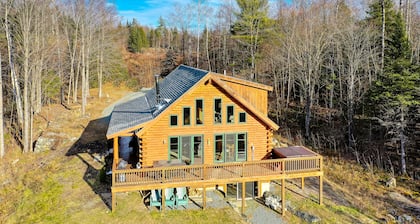 Charming and Secluded Cabin w/ Wood Stove, Private Hot Tub, and Mountain Views