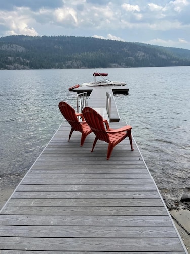 McCall Lakefront Cabin with Dock & Stunning Views