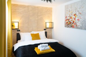 Family Triple Room, 2 Bedrooms, Private Bathroom | Premium bedding, down comforters, minibar, in-room safe