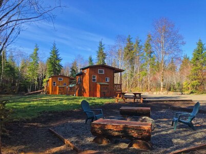 Sol Duc Den- East · Sol Duc Den-East, A tiny cabin with big adventures