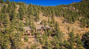 House, 5 Bedrooms | Aerial view - The Cedars Luxury At Windcliff 5 Bedroom Home by RedAwning (Estes Park)