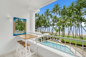 Balcony view - Belle Escapes - Sapphire Suite Absolute Beachfront Alamanda Resort 17 (Palm Cove)