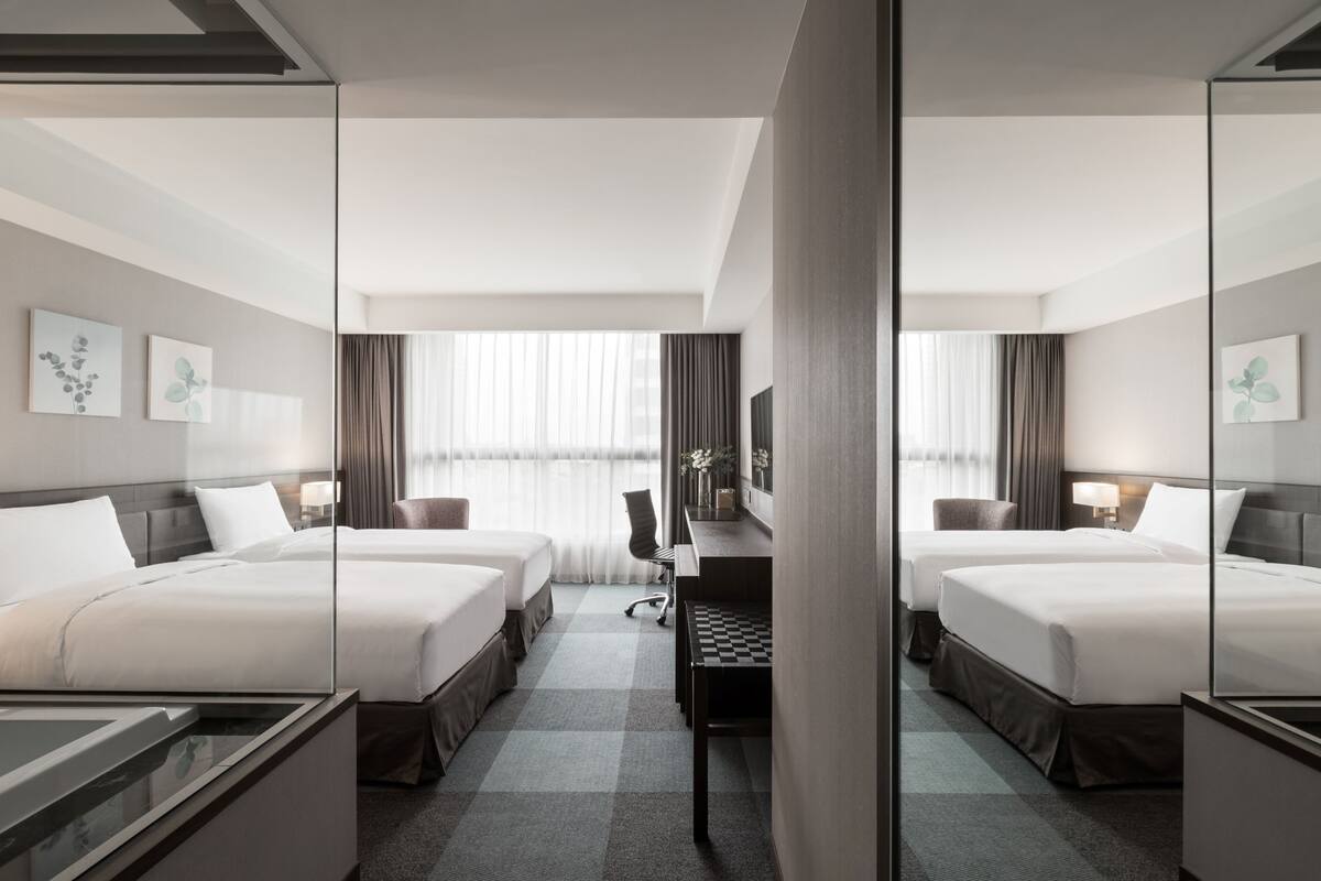 deluxe twin room | view from room