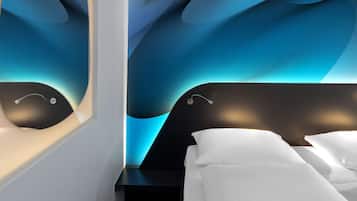 Ropa de cama hipoalergénica y escritorio