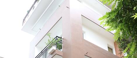 Façade de l’hébergement