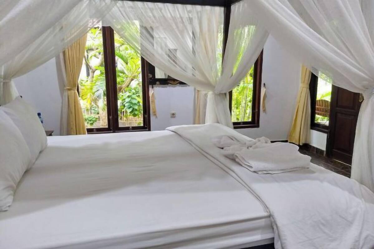 1 bedroom, WiFi (free), bed sheets