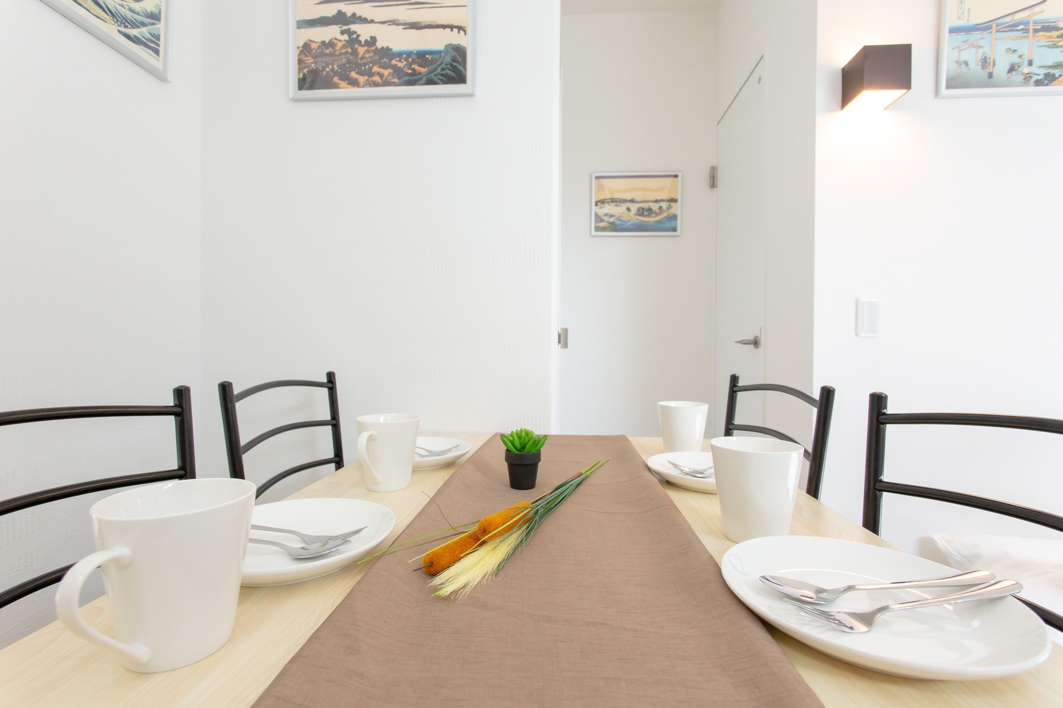 Spiseområde på rommet