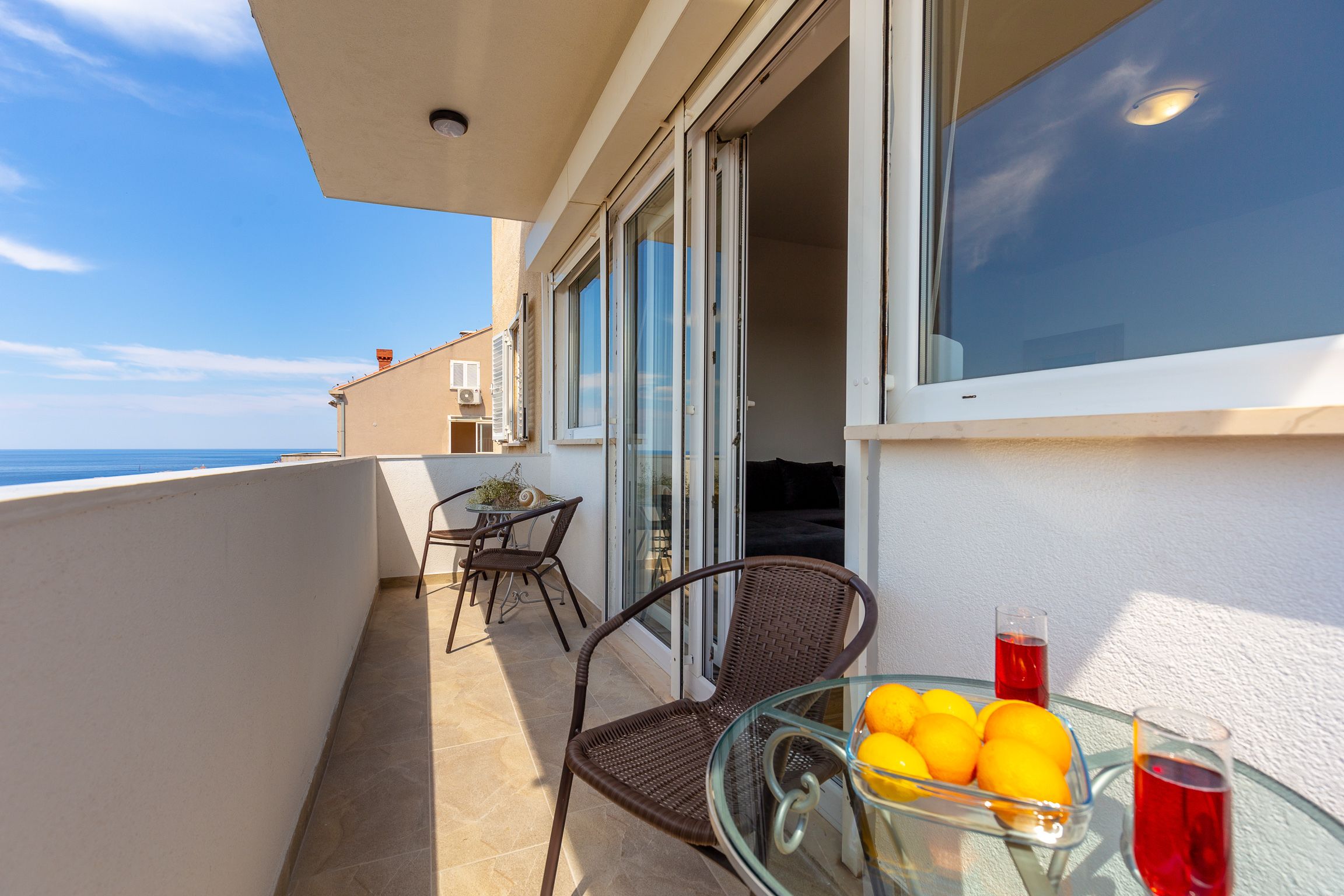 City Apartment, Balcony, Sea View (2 Bedrooms) | Balcony
