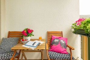 Lägenhet City - balkong (2 Bedrooms) | Terrass/Patio