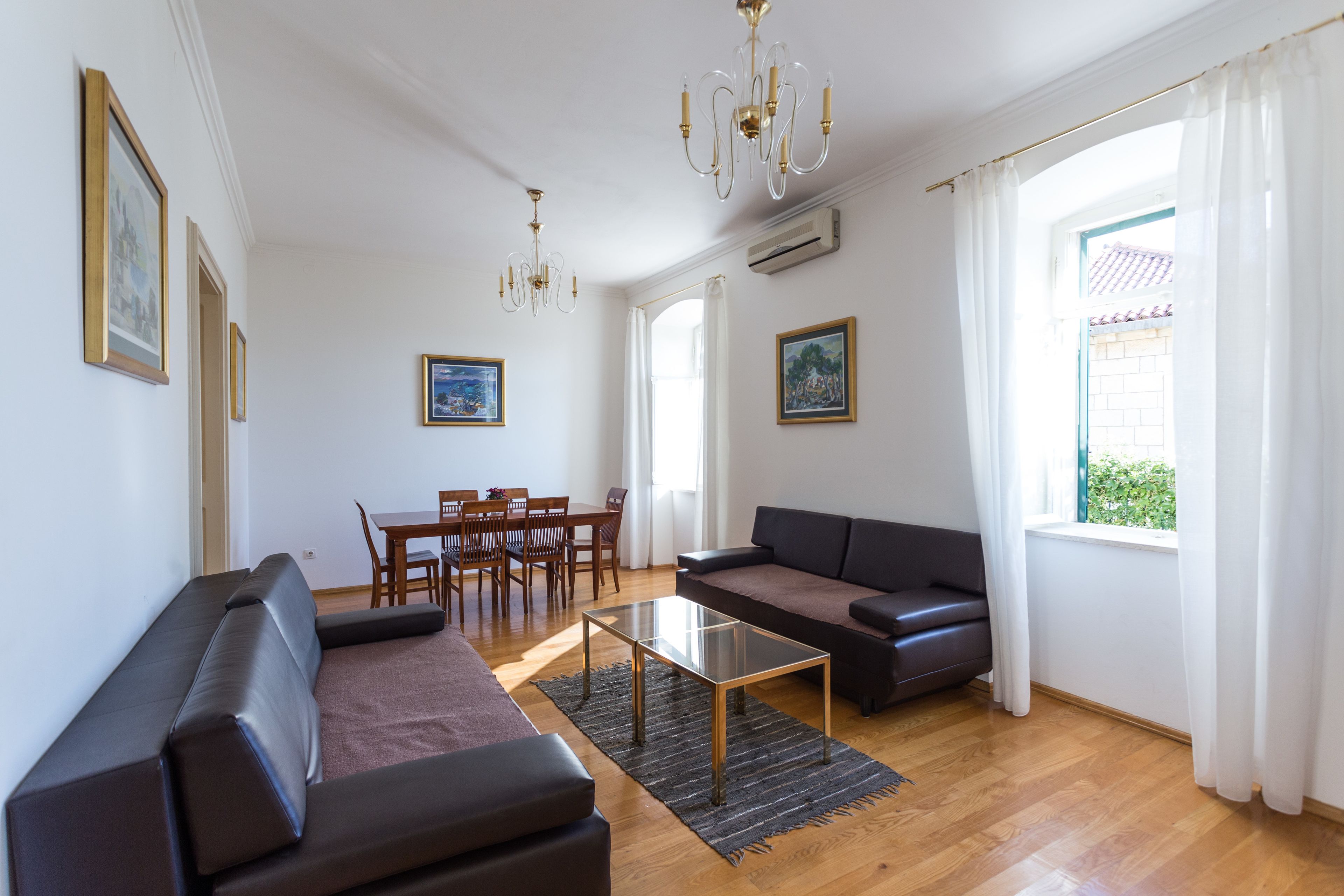 Departamento Confort, Terraza (3 Bedrooms) | Área de sala de estar | Televisión de pantalla plana 