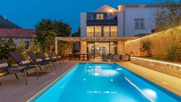 Front of property - evening/night