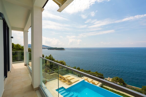 Villa, Private Pool, Sea View (3 Bedrooms) | Balcony view - Hedera Estate, Villa Hedera VI (Dubrovnik)