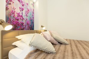高級公寓 (1 Bedroom) | 1 間臥室、熨斗/熨衣板、隨行嬰兒床、免費無線上網