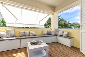 Apartamento grand, sacada (3 Bedrooms) | Terraço/pátio