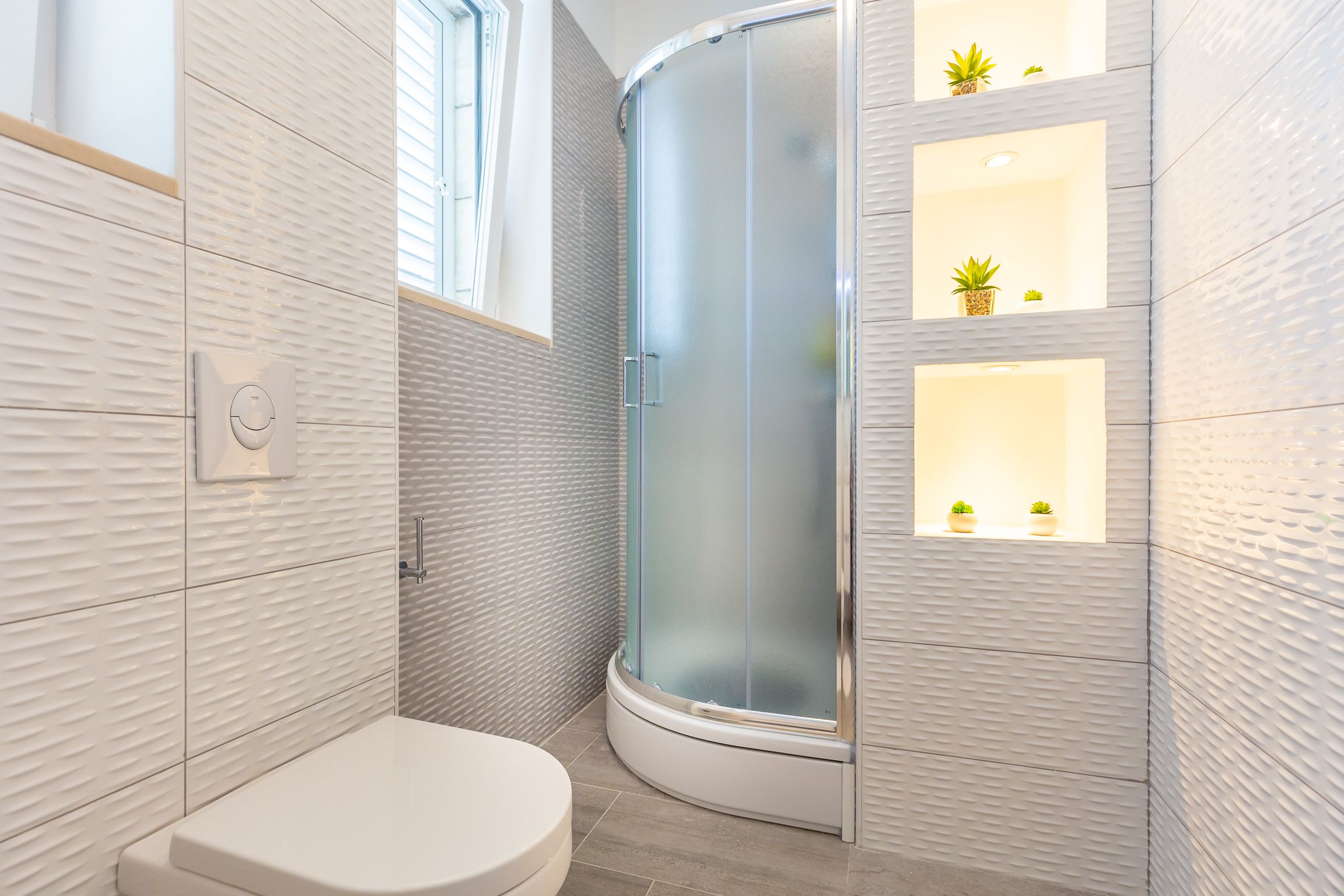 Premium-Villa (3 Bedrooms) | Badezimmer | Dusche, Haartrockner, Handtücher