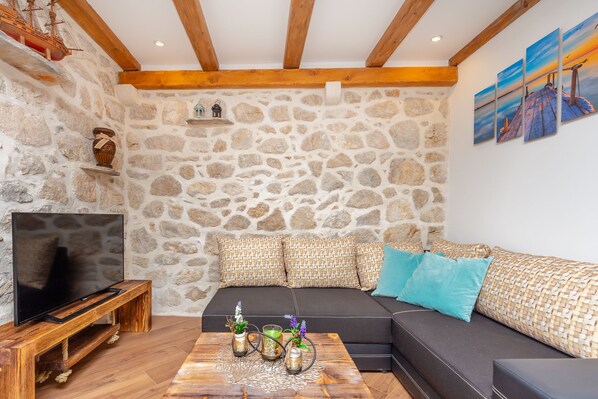 Traditional House (2 Bedrooms) | Living area - Summer Cottage (Dubrovnik)