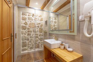 Traditional House (2 Bedrooms) | Bathroom | Hair dryer, towels - Summer Cottage (Dubrovnik)