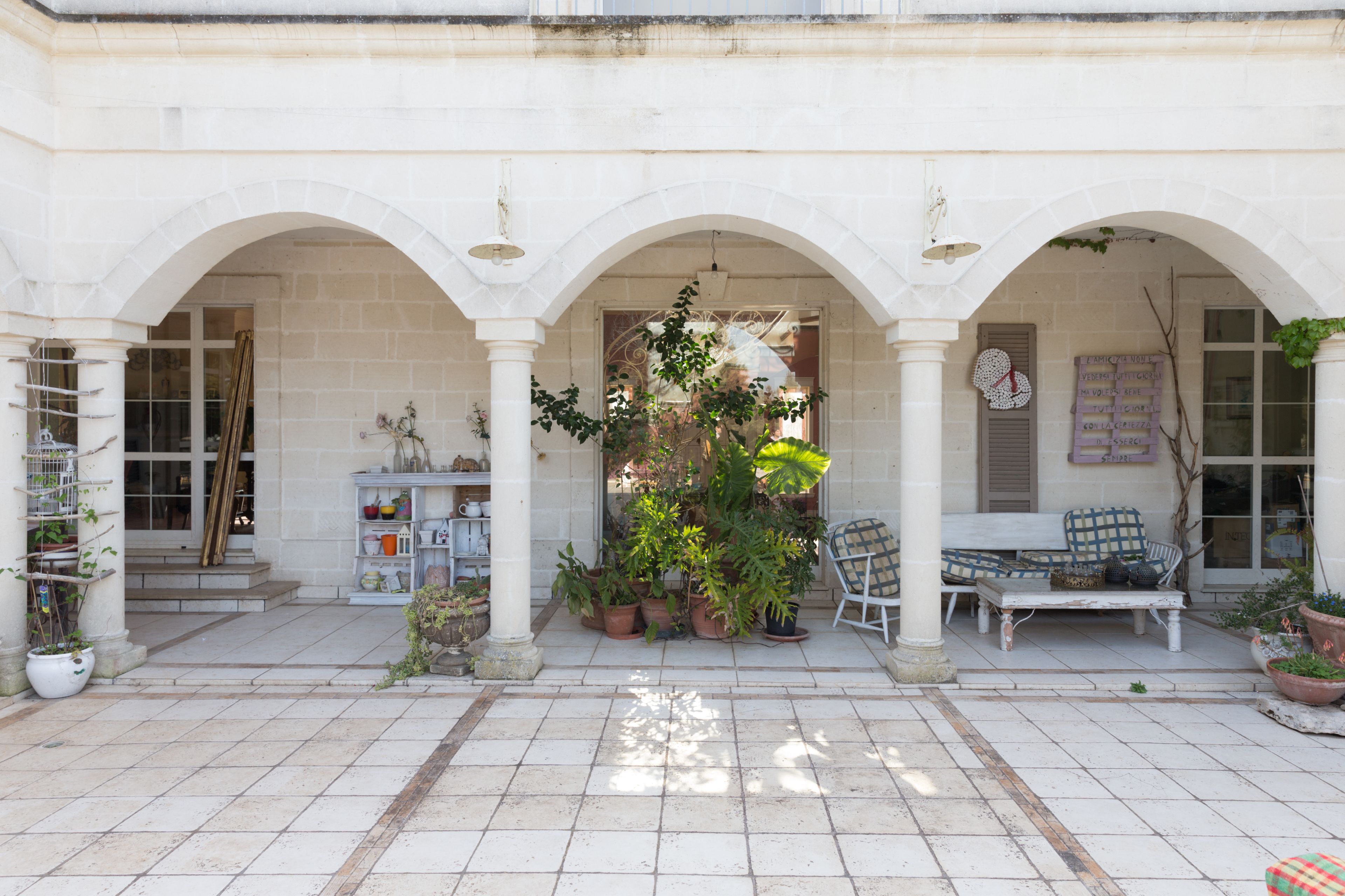 Facciata della struttura